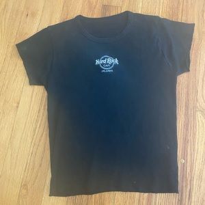 hard rock cafe crop top